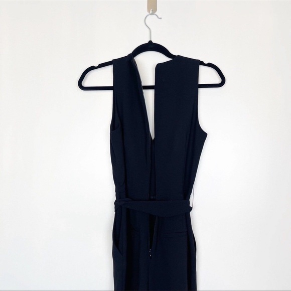 NWOT H&M V-Neck Jumpsuit Sleeveless Black 4 - Picture 4 of 8